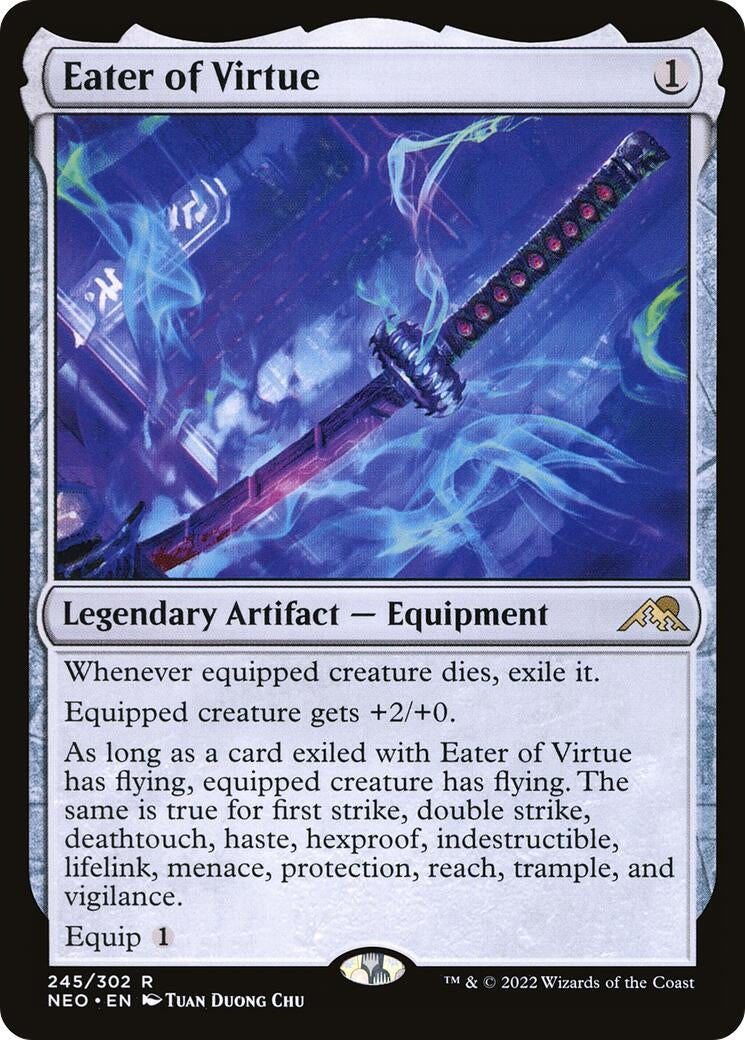 Image for Eater of Virtue (Kamigawa: Neon Dynasty) (245) - Magic: The Gathering