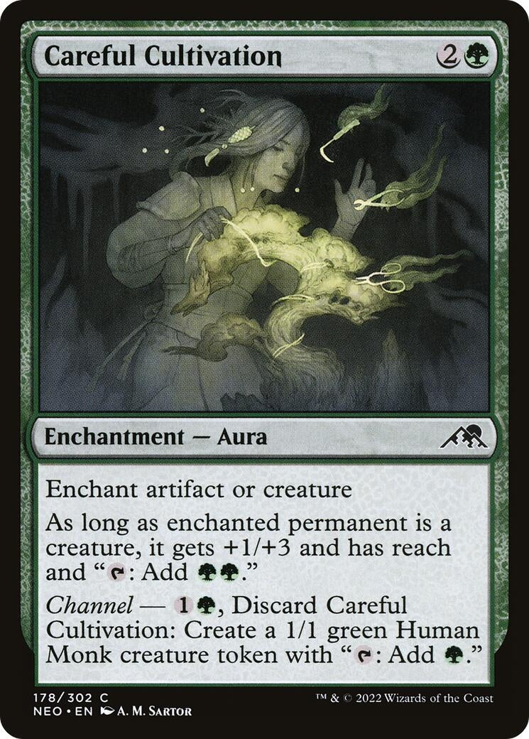 Image for Careful Cultivation (Kamigawa: Neon Dynasty) (178) - Magic: The Gathering
