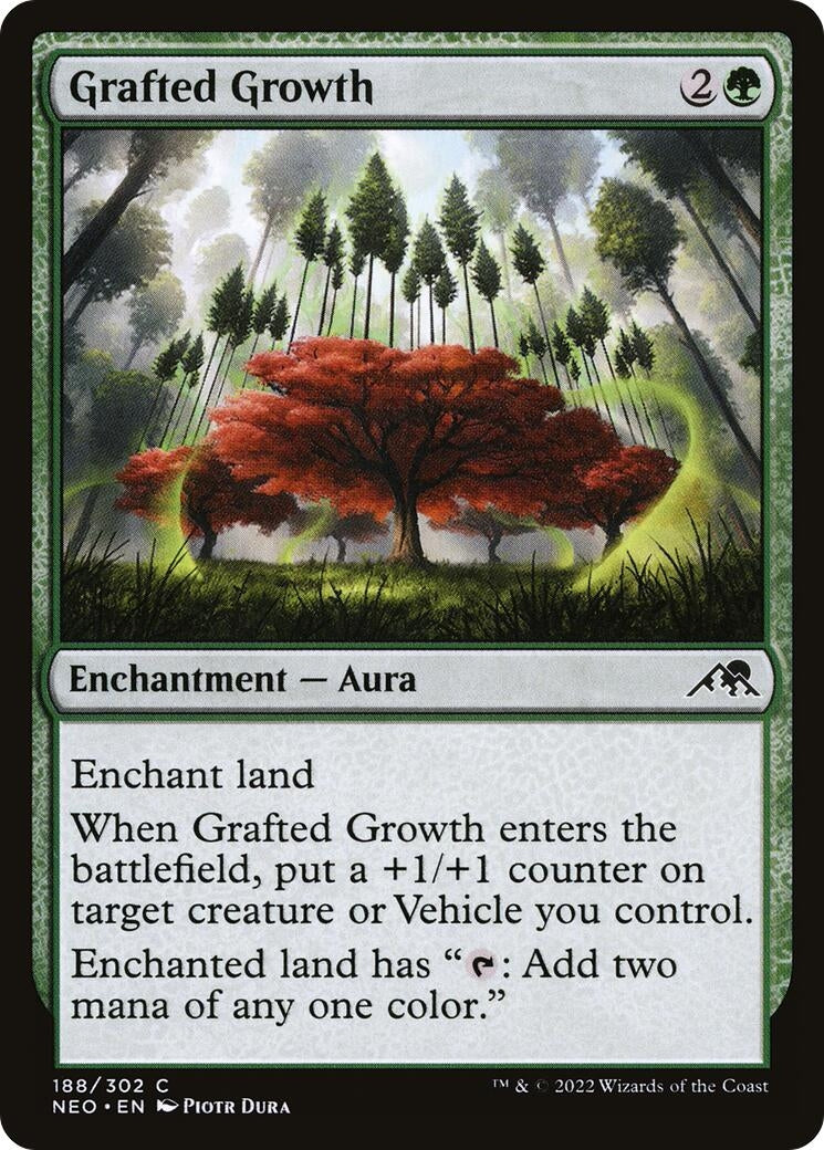 Image for Grafted Growth (Kamigawa: Neon Dynasty) (188) - Magic: The Gathering