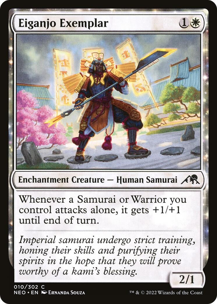 Image for Eiganjo Exemplar (Kamigawa: Neon Dynasty) (10) - Magic: The Gathering