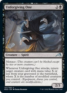 Image for Unforgiving One (Kamigawa: Neon Dynasty) (127) - Magic: The Gathering