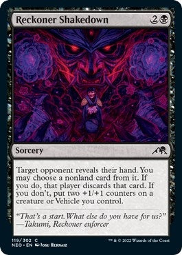 Image for Reckoner Shakedown (Kamigawa: Neon Dynasty) (119) - Magic: The Gathering