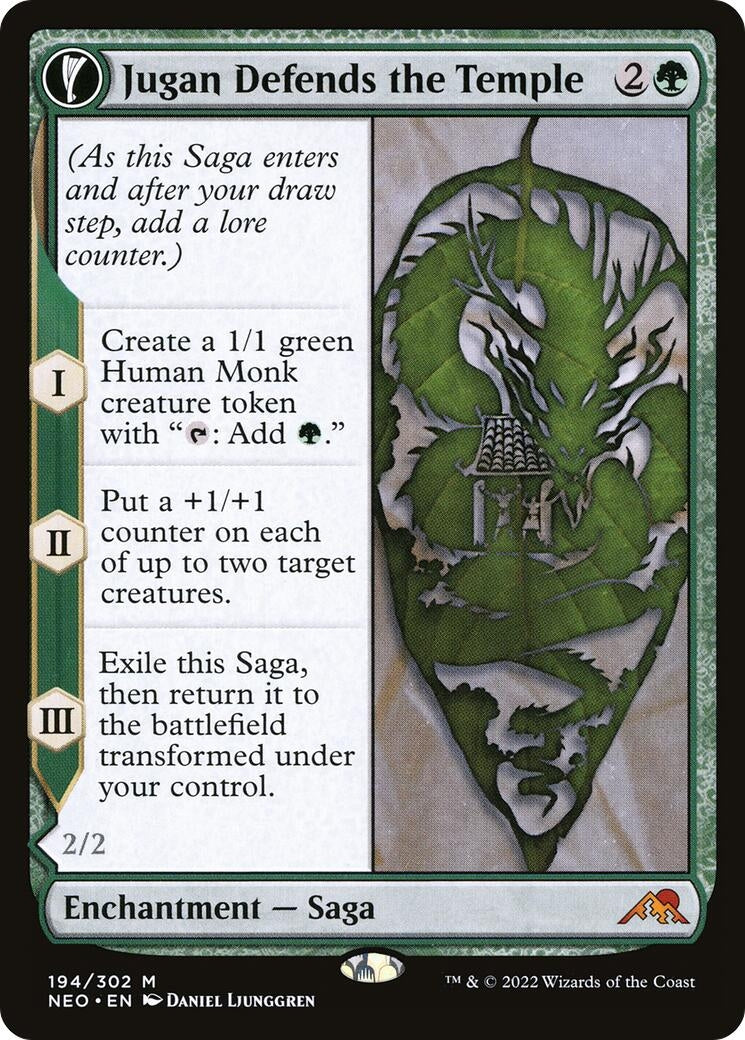 Image for Jugan Defends the Temple (Kamigawa: Neon Dynasty) (194) - Magic: The Gathering