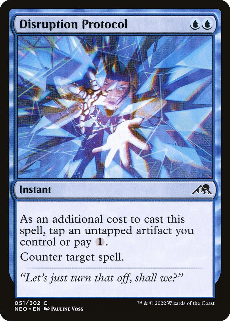 Image for Disruption Protocol (Kamigawa: Neon Dynasty) (51) - Magic: The Gathering