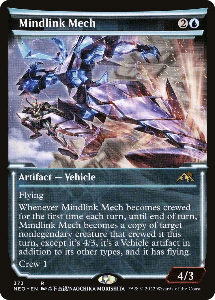 Image for Mindlink Mech (Showcase) (Kamigawa: Neon Dynasty) (373) - Magic: The Gathering