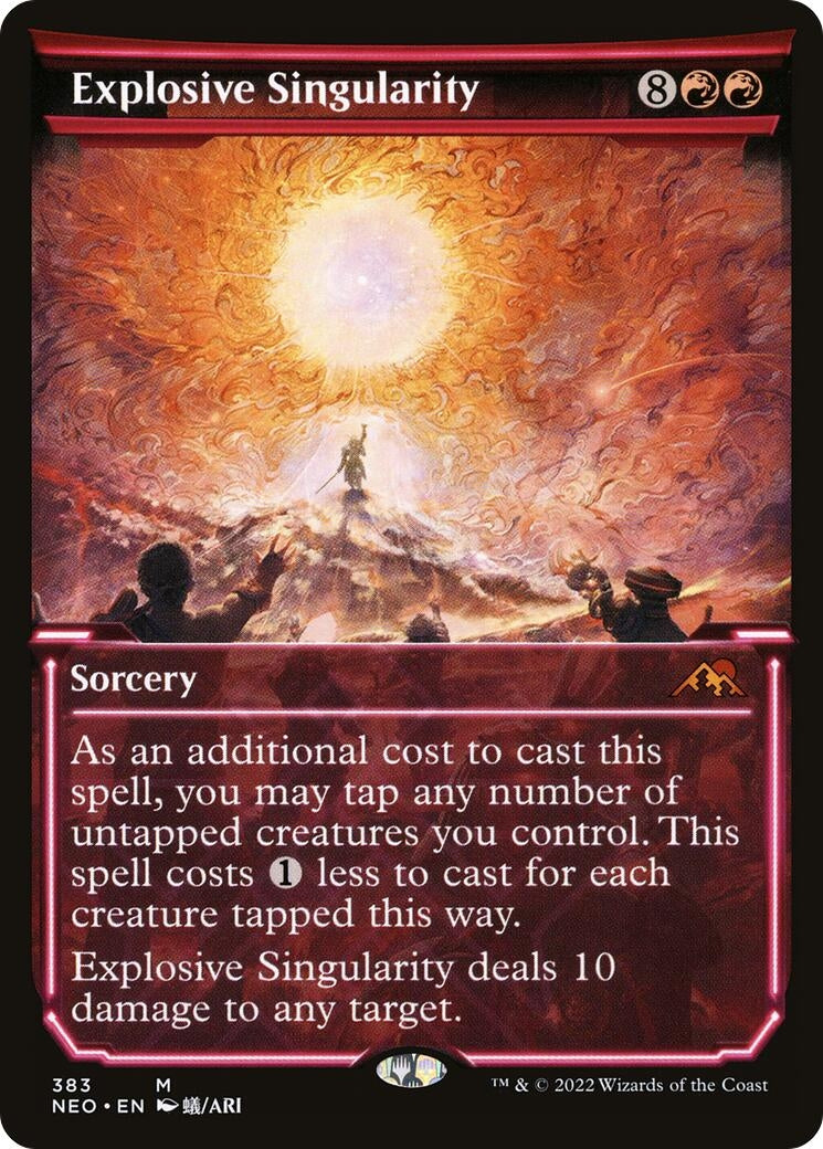 Image for Explosive Singularity (Showcase) (Kamigawa: Neon Dynasty) (383) - Magic: The Gathering
