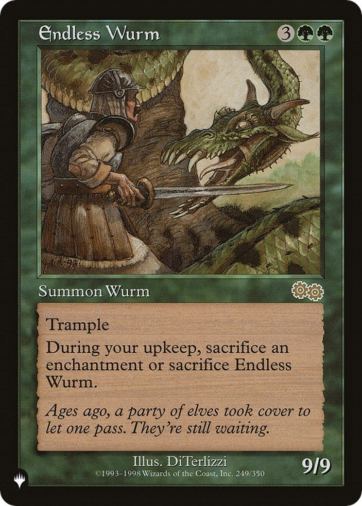 Image for Endless Wurm (The List Reprints) (249/350) - Magic: The Gathering