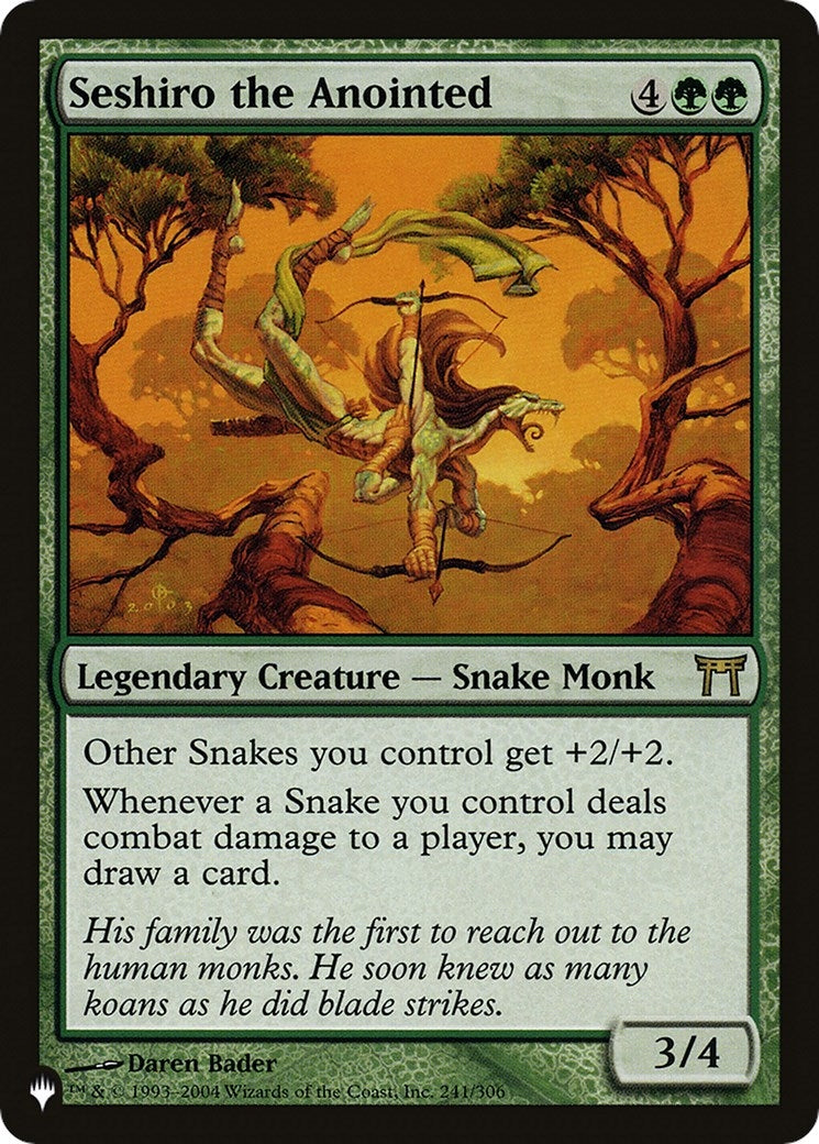 Image for Seshiro the Anointed (The List Reprints) (241/306) - Magic: The Gathering