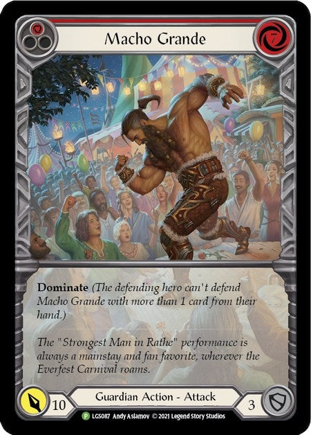 Image for Macho Grande (Red) - LGS087 (Flesh and Blood: Promo Cards) (LGS087) - Flesh and Blood TCG