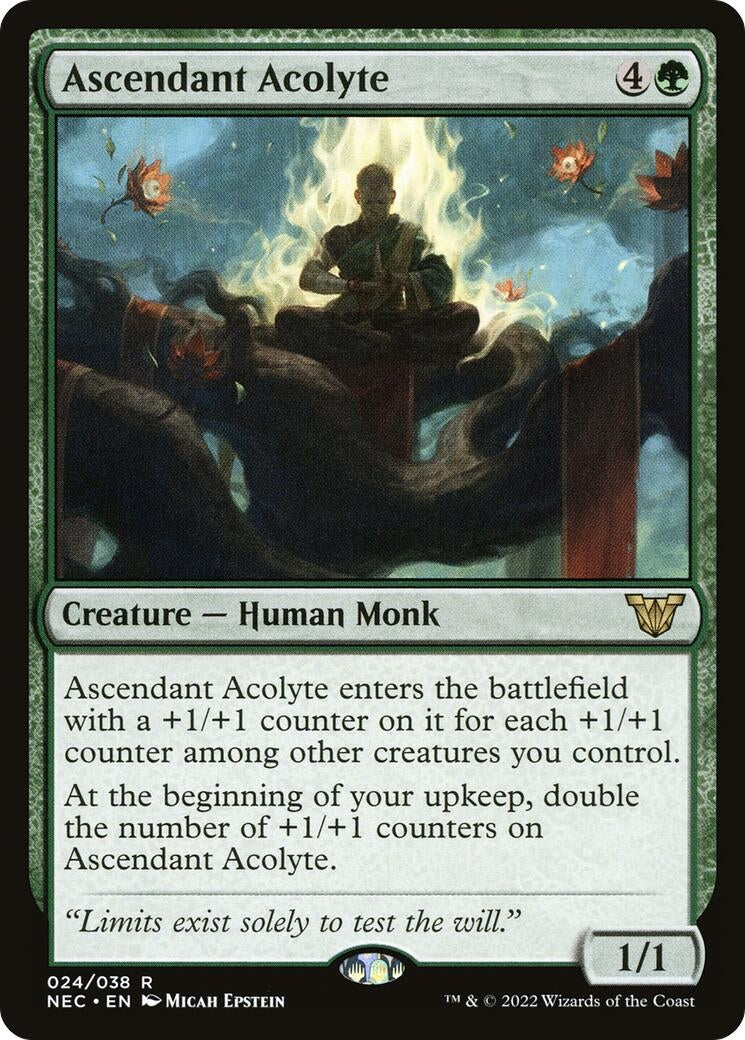 Image for Ascendant Acolyte (Commander: Kamigawa: Neon Dynasty) (24) - Magic: The Gathering