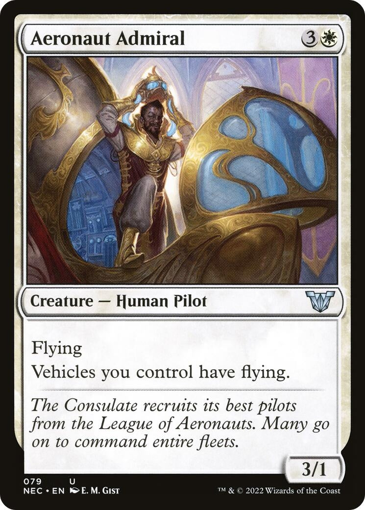 Image for Aeronaut Admiral (Commander: Kamigawa: Neon Dynasty) (79) - Magic: The Gathering