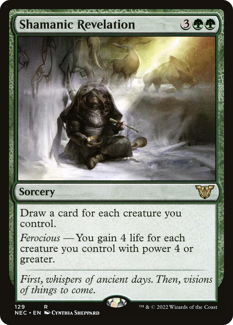 Image for Shamanic Revelation (Commander: Kamigawa: Neon Dynasty) (129) - Magic: The Gathering