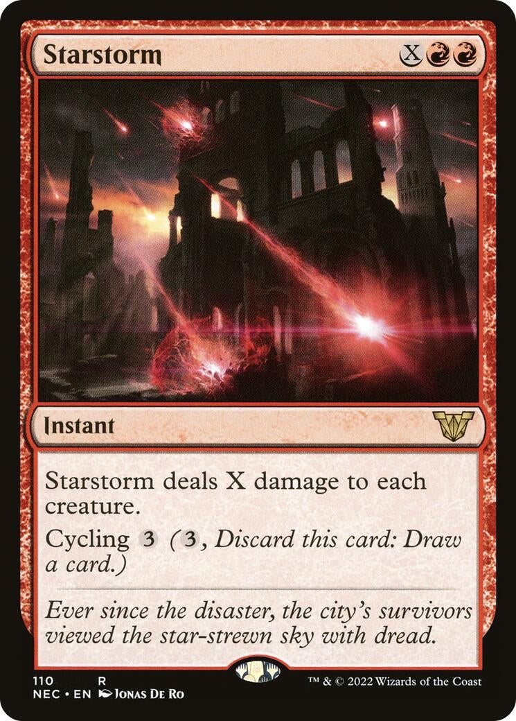 Image for Starstorm (Commander: Kamigawa: Neon Dynasty) (110) - Magic: The Gathering