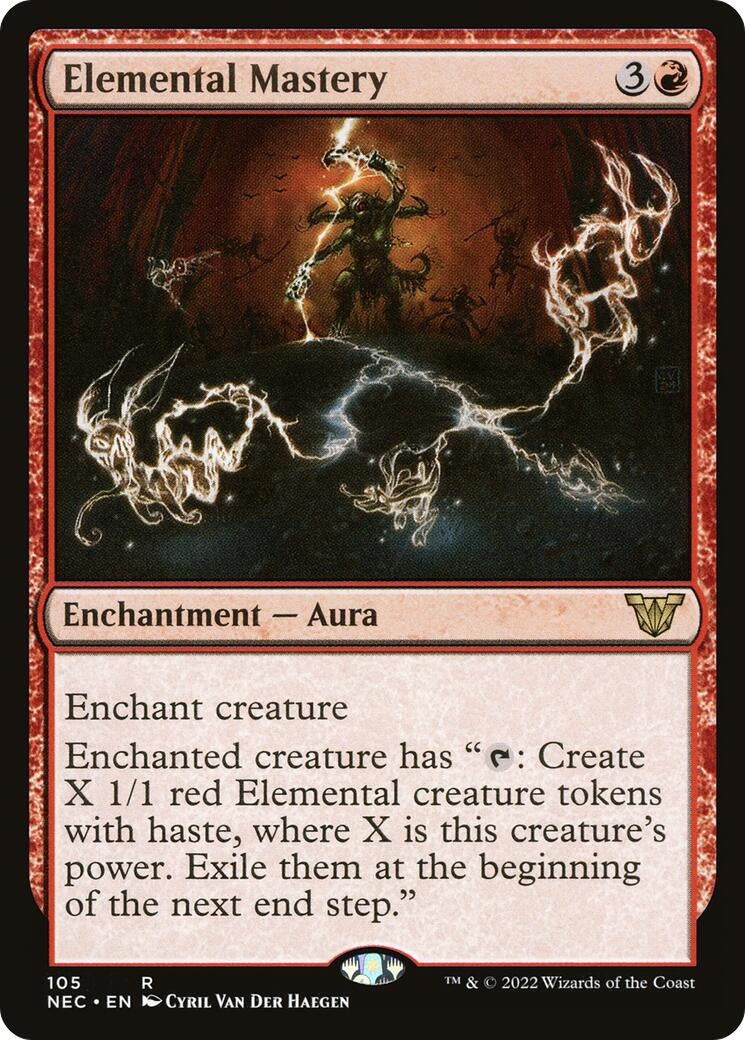 Image for Elemental Mastery (Commander: Kamigawa: Neon Dynasty) (105) - Magic: The Gathering
