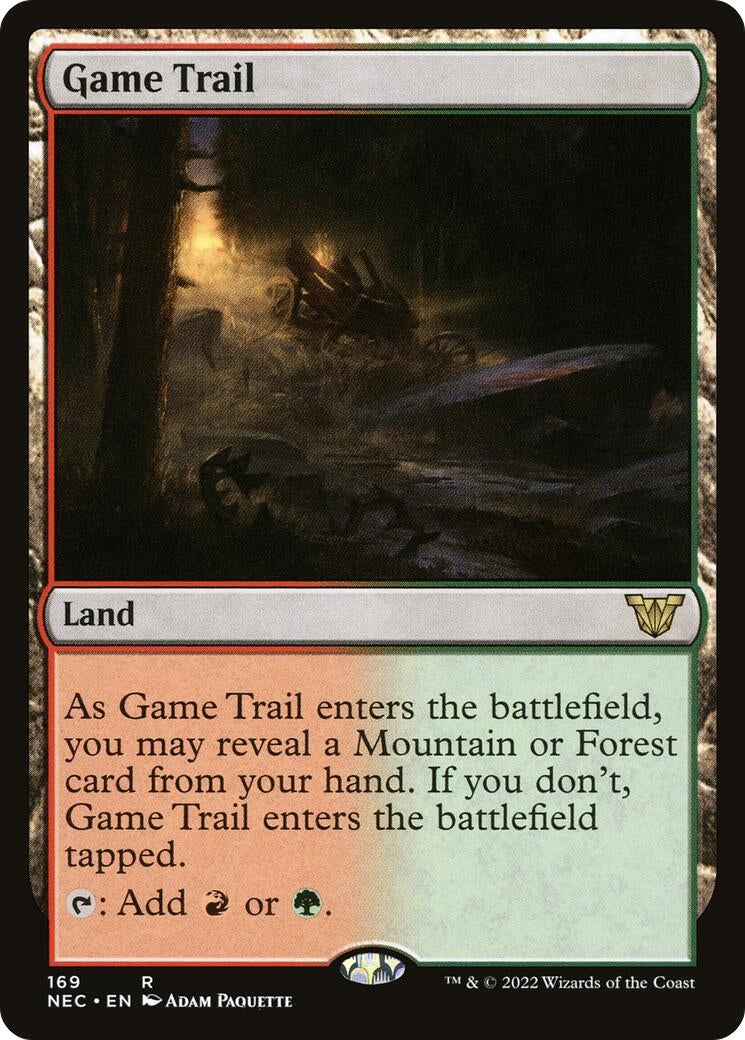 Image for Game Trail (Commander: Kamigawa: Neon Dynasty) (169) - Magic: The Gathering