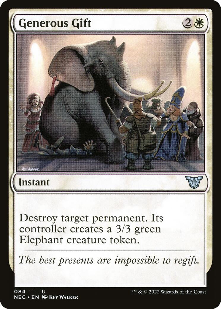Image for Generous Gift (Commander: Kamigawa: Neon Dynasty) (84) - Magic: The Gathering