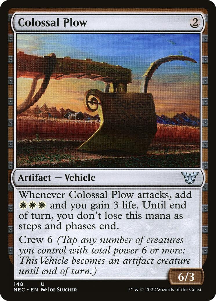 Image for Colossal Plow (Commander: Kamigawa: Neon Dynasty) (148) - Magic: The Gathering