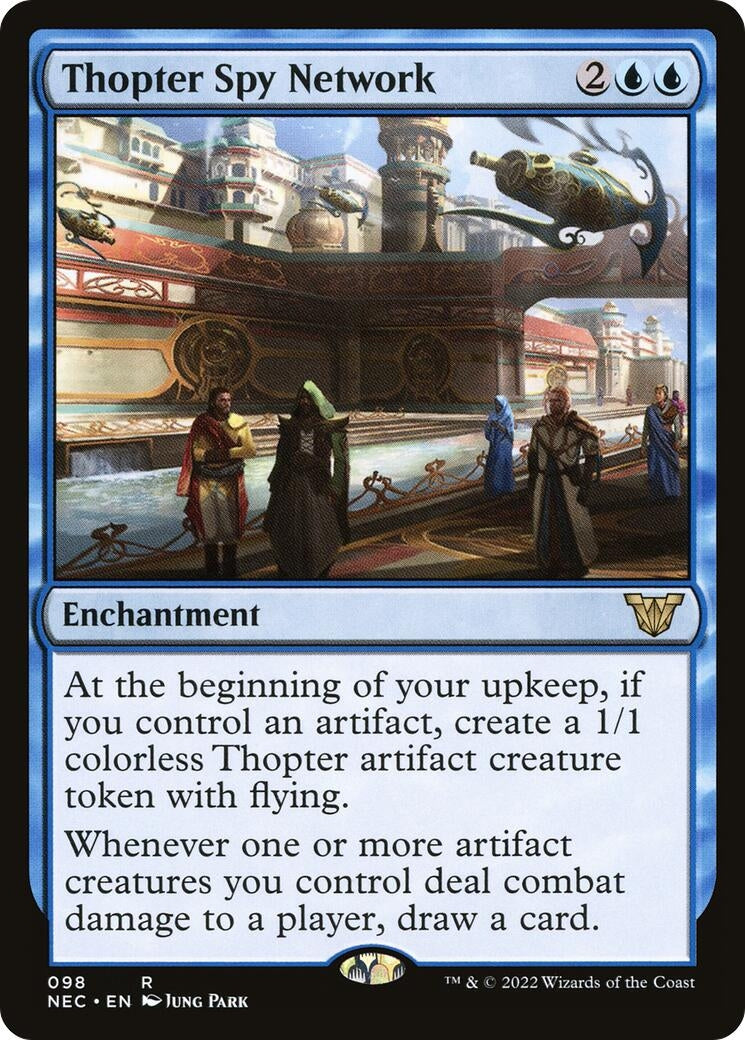 Image for Thopter Spy Network (Commander: Kamigawa: Neon Dynasty) (98) - Magic: The Gathering