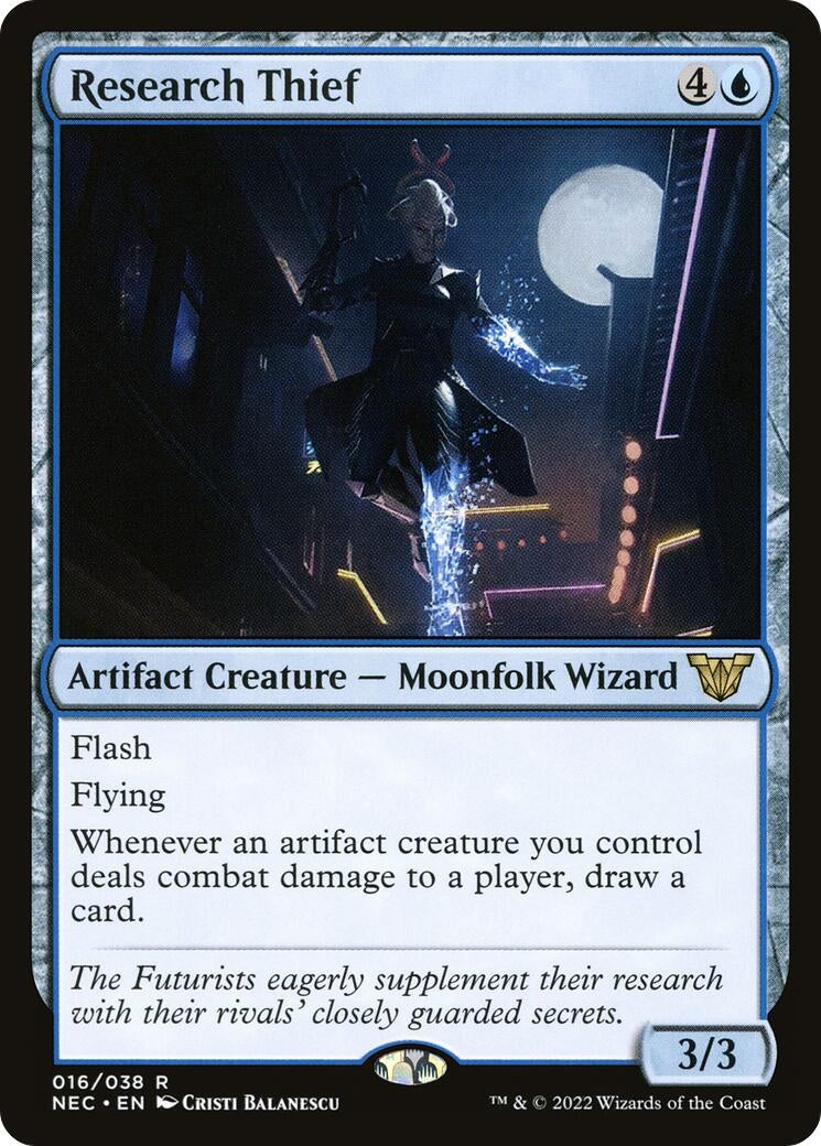 Image for Research Thief (Commander: Kamigawa: Neon Dynasty) (16) - Magic: The Gathering