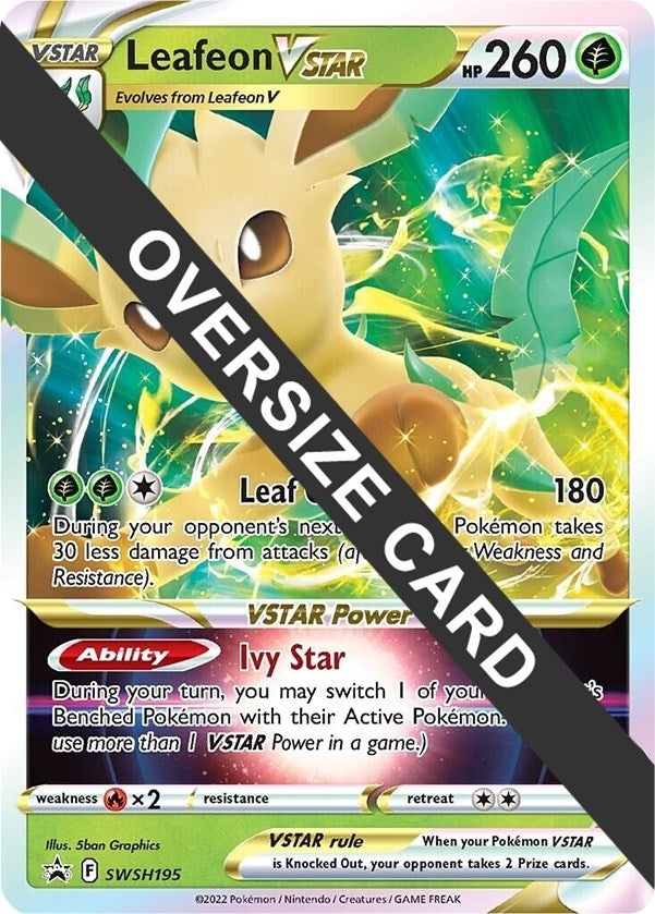 Image for Leafeon VSTAR - SWSH195 (Jumbo Cards) (SWSH195) - Pokemon