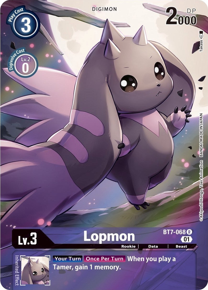 Image for Lopmon (Alternate Art) (BT7-068 R) [Next Adventure]