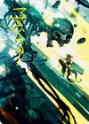 Image for Repel the Vile Art Card (Gold-Stamped Signature) (Art Series: Kamigawa: Neon Dynasty) (4) - Magic: The Gathering