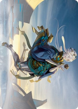 Image for Moonfolk Puzzlemaker Art Card (Art Series: Kamigawa: Neon Dynasty) (6) - Magic: The Gathering