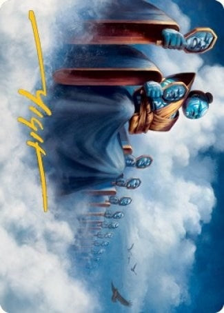 Image for Myojin of Cryptic Dreams Art Card (Gold-Stamped Signature) (Art Series: Kamigawa: Neon Dynasty) (7) - Magic: The Gathering