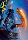Image for Atsushi, the Blazing Sky Art Card (10/81) (Gold-Stamped Signature) (Art Series: Kamigawa: Neon Dynasty) (10) - Magic: The Gathering