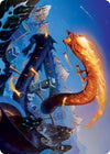 Image for Atsushi, the Blazing Sky Art Card (10/81) (Art Series: Kamigawa: Neon Dynasty) (10) - Magic: The Gathering