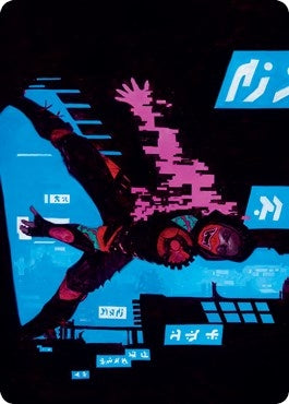 Image for Return to Action Art Card (Art Series: Kamigawa: Neon Dynasty) (12) - Magic: The Gathering