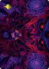 Image for Reckoner Shakedown Art Card (Gold-Stamped Signature) (Art Series: Kamigawa: Neon Dynasty) (18) - Magic: The Gathering