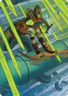Image for Bamboo Grove Archer Art Card (Art Series: Kamigawa: Neon Dynasty) (20) - Magic: The Gathering