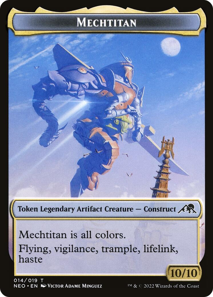 Image for Mechtitan Token (Kamigawa: Neon Dynasty) (14) - Magic: The Gathering