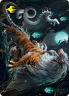 Image for Gloomshrieker Art Card (Gold-Stamped Signature) (Art Series: Kamigawa: Neon Dynasty) (28) - Magic: The Gathering
