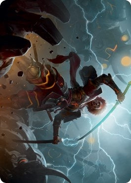Image for Raiyuu, Storm's Edge Art Card (Art Series: Kamigawa: Neon Dynasty) (31) - Magic: The Gathering