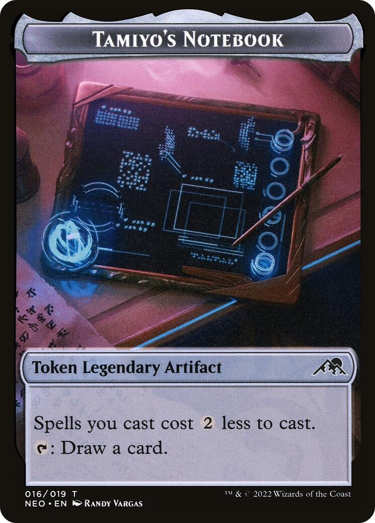 Image for Tamiyo's Notebook Token (Kamigawa: Neon Dynasty) (16) - Magic: The Gathering