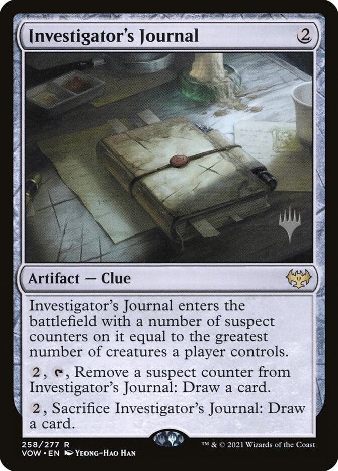 Image for Investigator's Journal (Promo Pack: Kamigawa: Neon Dynasty) - Magic: The Gathering