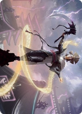 Image for Naomi, Pillar of Order Art Card (Art Series: Kamigawa: Neon Dynasty) (35) - Magic: The Gathering