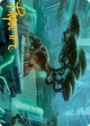 Image for Forest (292) Art Card (Gold-Stamped Signature) (Art Series: Kamigawa: Neon Dynasty) (44) - Magic: The Gathering
