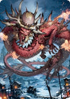 Image for Atsushi, the Blazing Sky Art Card (61/81) (Art Series: Kamigawa: Neon Dynasty) (61) - Magic: The Gathering