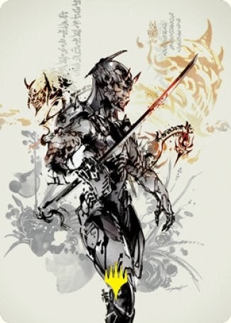 Image for Satoru Umezawa Art Card (73/81) (Gold-Stamped Signature) (Art Series: Kamigawa: Neon Dynasty) (73) - Magic: The Gathering