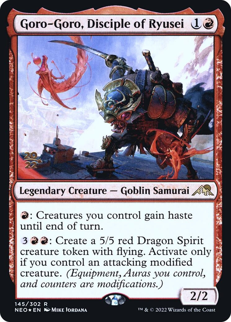 Image for Goro-Goro, Disciple of Ryusei (Prerelease Cards) (145) - Magic: The Gathering