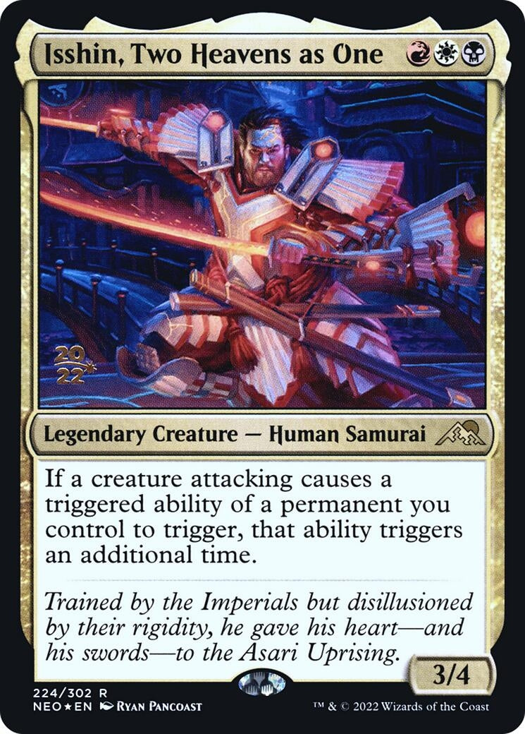 Image for Isshin, Two Heavens as One (Prerelease Cards) (224) - Magic: The Gathering