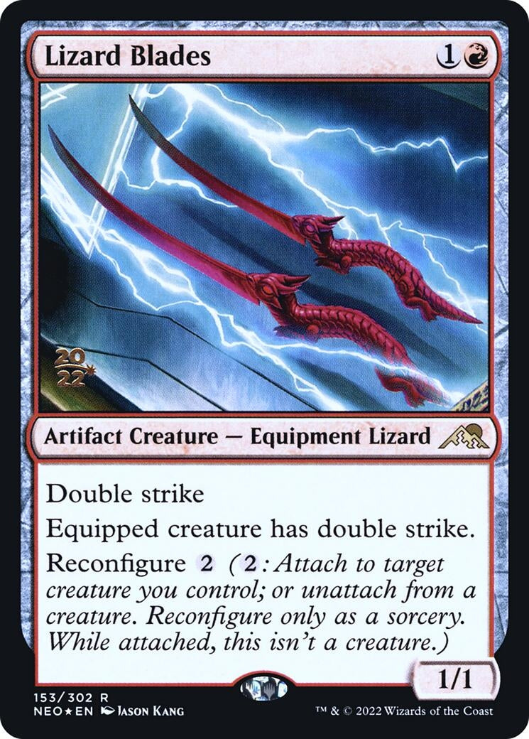 Image for Lizard Blades (Prerelease Cards) (153) - Magic: The Gathering