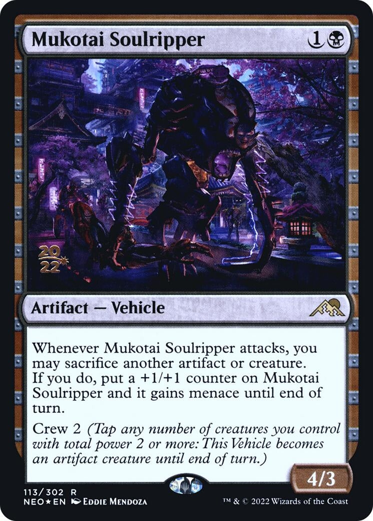 Image for Mukotai Soulripper (Prerelease Cards) (113) - Magic: The Gathering