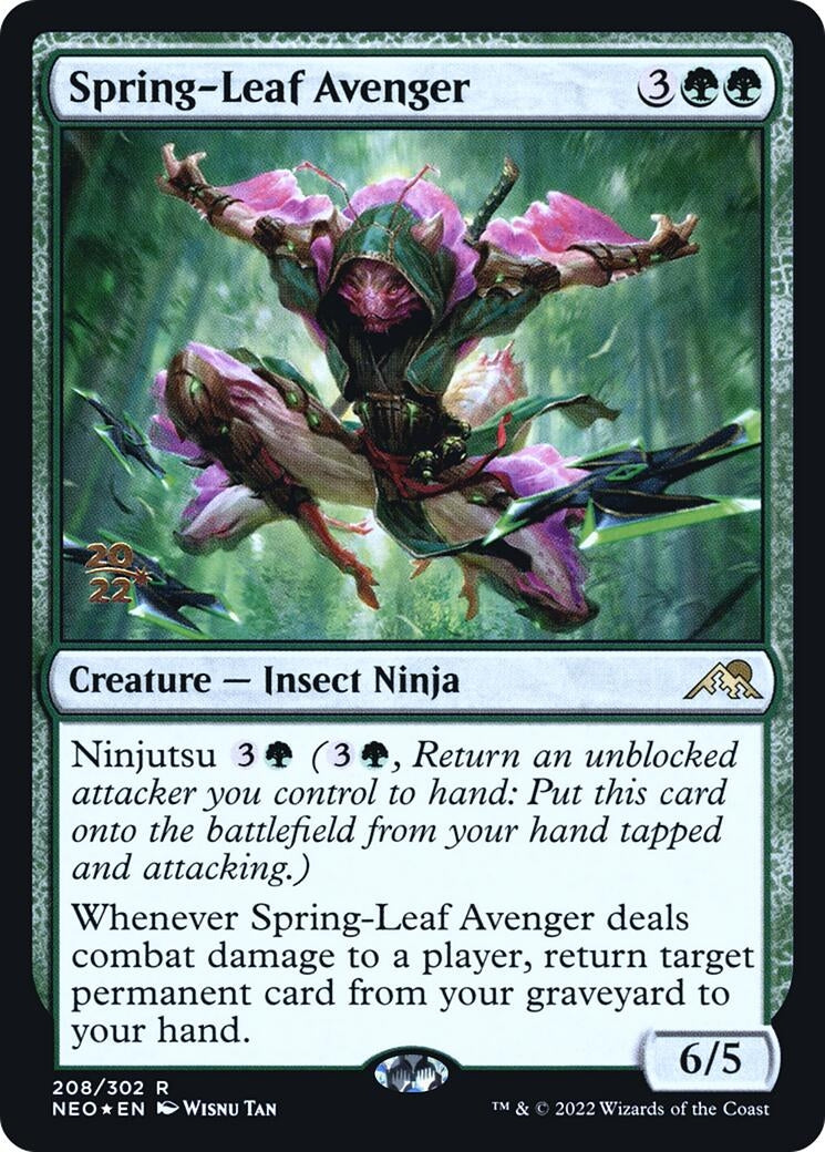 Image for Spring-Leaf Avenger (Prerelease Cards) (208) - Magic: The Gathering