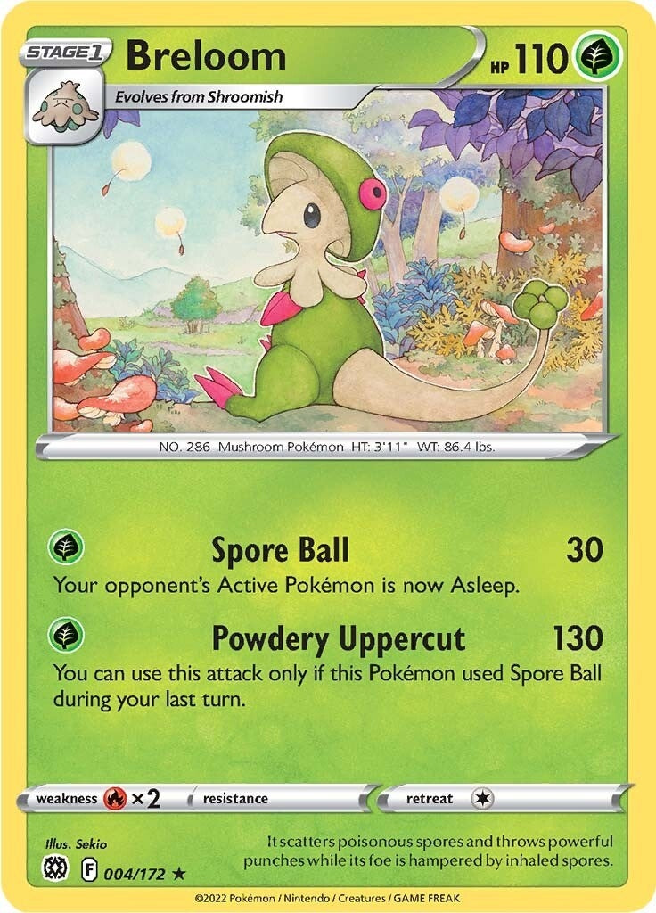 Image for Breloom (SWSH09: Brilliant Stars) (004/172) - Pokemon