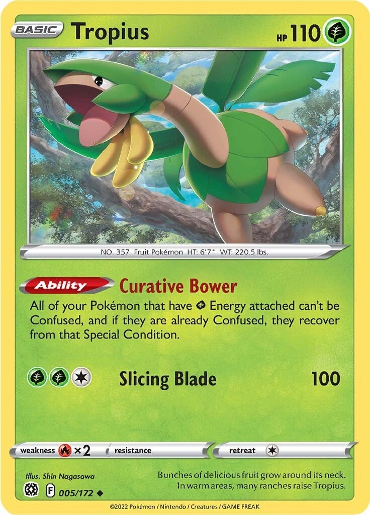 Image for Tropius (SWSH09: Brilliant Stars) (005/172) - Pokemon