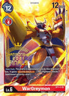 Image for WarGreymon (2021 Championship Finals Event Pack Alt-Art Gold Stamp Set) (ST1-11 SR) [Starter Deck 01: Gaia Red]